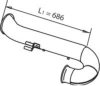 DINEX 21754 Exhaust Pipe